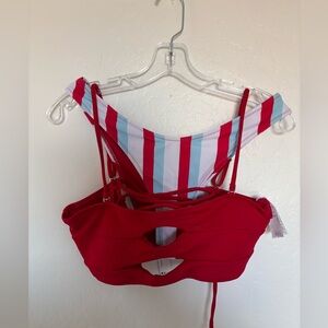 Cupshe red bikini set NWT
